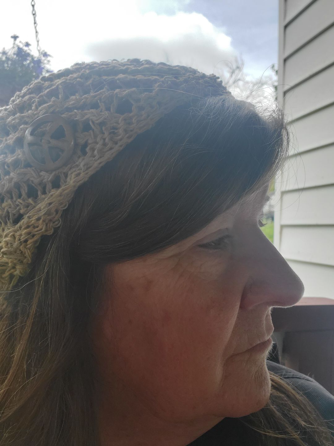 Customer photo review of Honeycomb Peace Hemp Hat