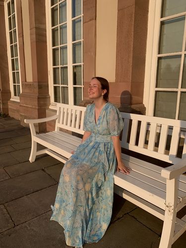 Customer photo review of Starry Night Sleeveless Dreamy Long Dress