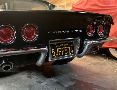 Customer photo review of 1968 CALIFORNIA LICENSE PLATE 6"x12" (156.5mm x 305mm)