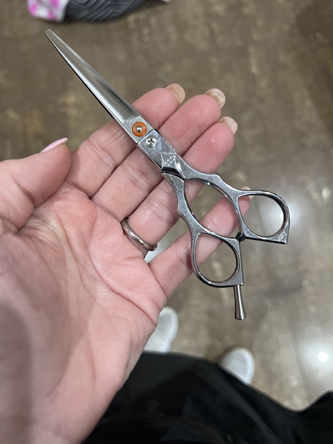 Customer photo review of Yasaka SSS Japan VG10 Cutting Scissors