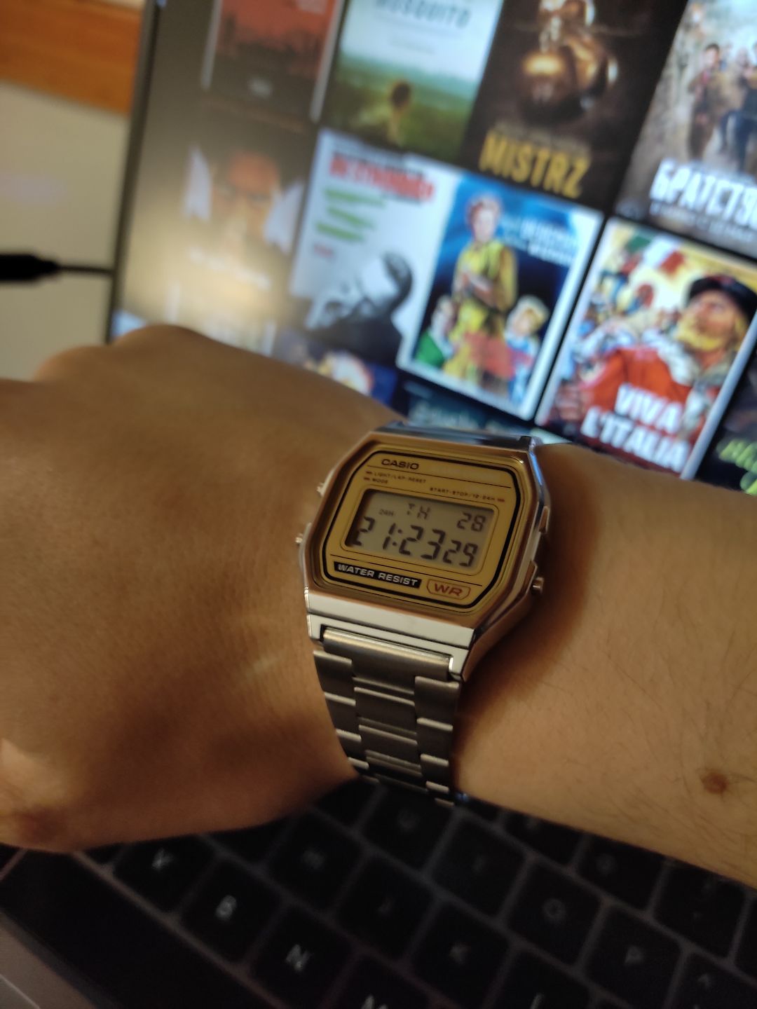 Customer photo review of Reloj Casio Vintage A158WEA-9EF Plateado [EXCLUSIVO]
