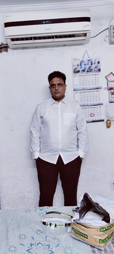 Customer photo review of Double Delight White Shirts - 2 Pcs Combo Pack