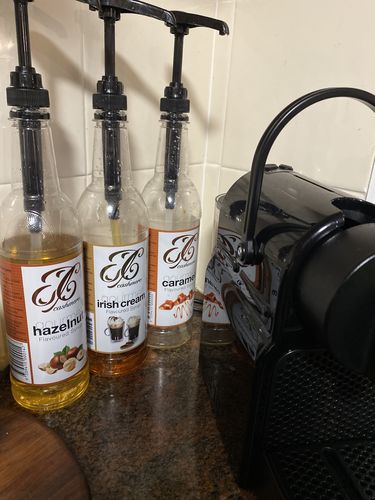 Customer photo review of Caramel Coffee Syrup