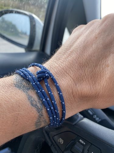 Customer photo review of "Shark" tracking bracelet