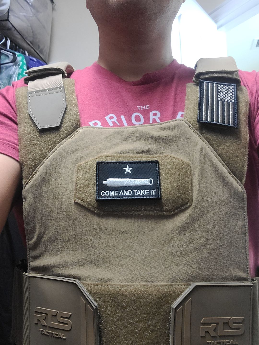 Customer photo review of RTS Tactical Advanced Sleek 2.0 Plate Carrier - 10X12