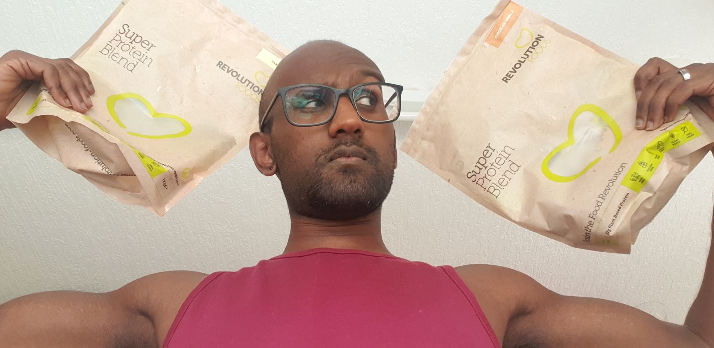Customer photo review of Superblend Protein Powder
