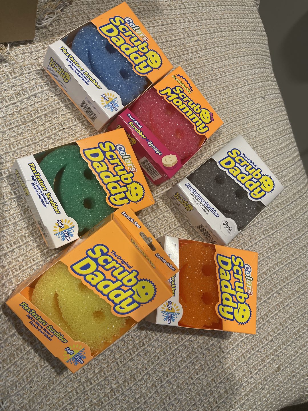 Customer photo review of Scrub Daddy Family (6 Pack)