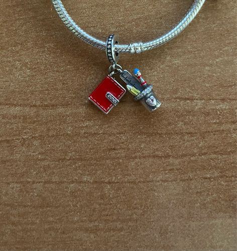 M. A. review of 925 Sterling Silver Stationary Set Charm image 1 out of 1