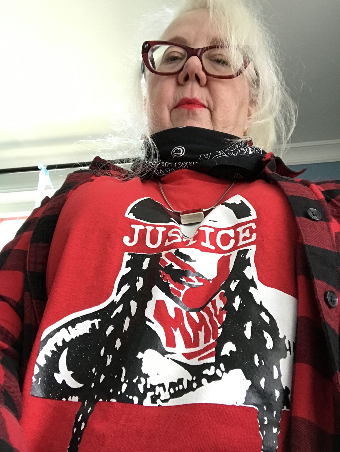 Customer photo review of JUSTICE T-shirt