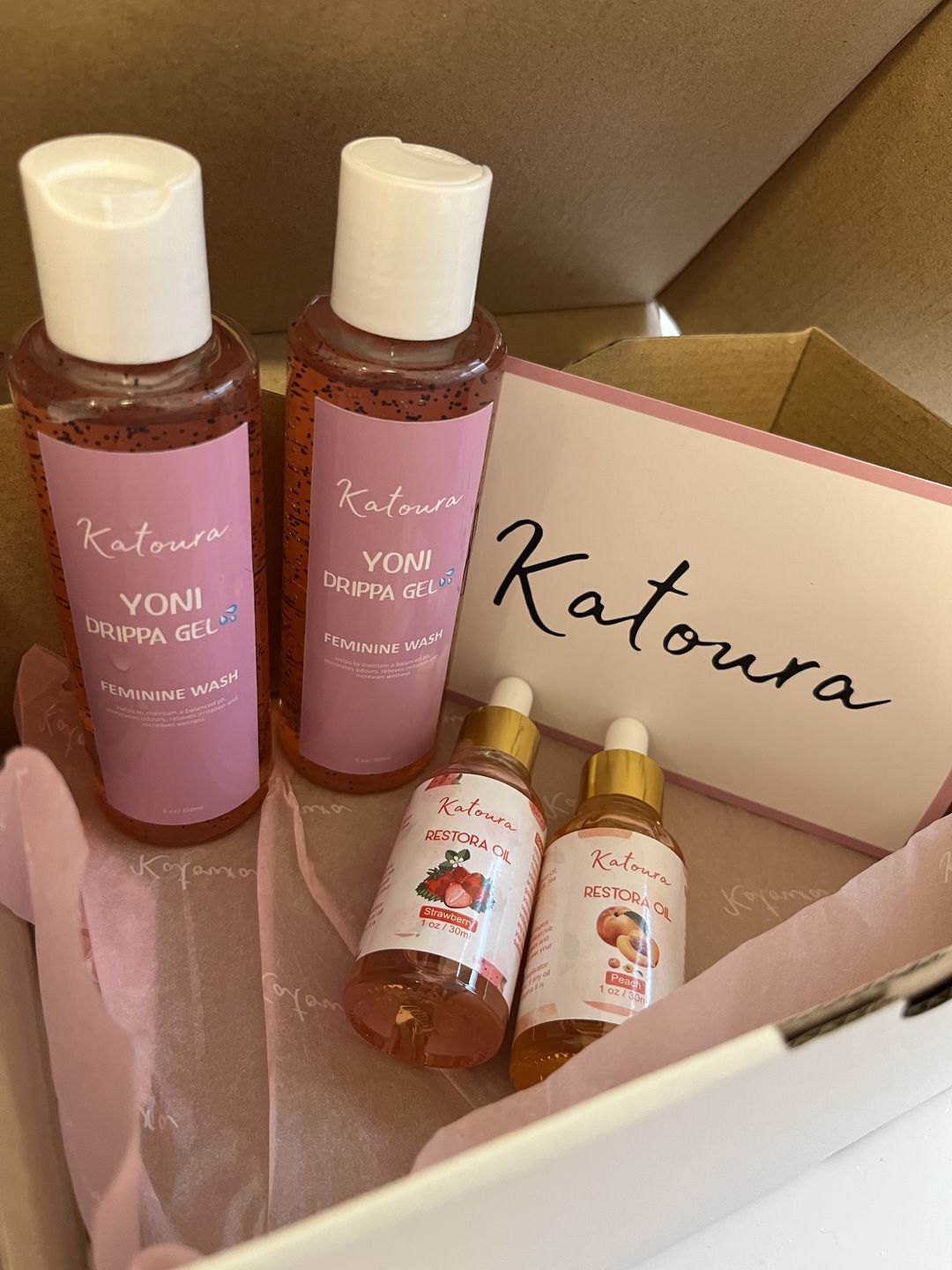 Customer photo review of Restora oil twin set (both scents)