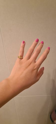 Customer photo review of Pinky Signet Ring