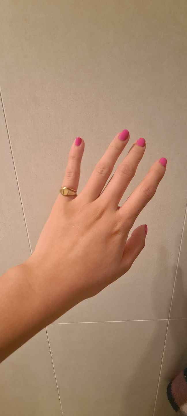 Customer photo review of Pinky Signet Ring