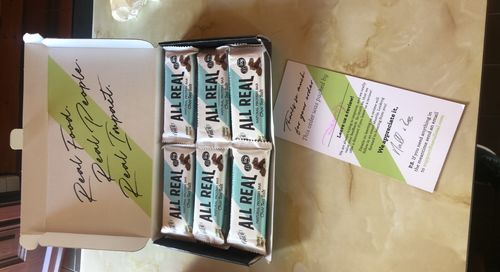 Customer photo review of Choc Sea Salt Protein Bar