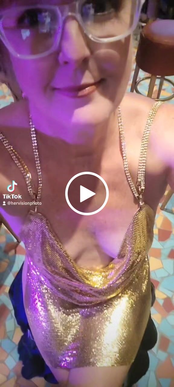 Customer video review of Gold Chain Mail Dress