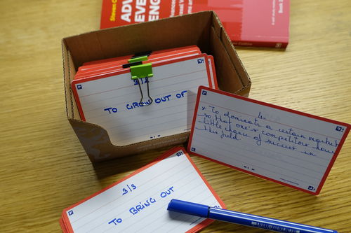 Avis photo d'un client sur Flashcards FLASH 2.0 OXFORD # 80 cartes 7,5 x 12,5 cm - ligné