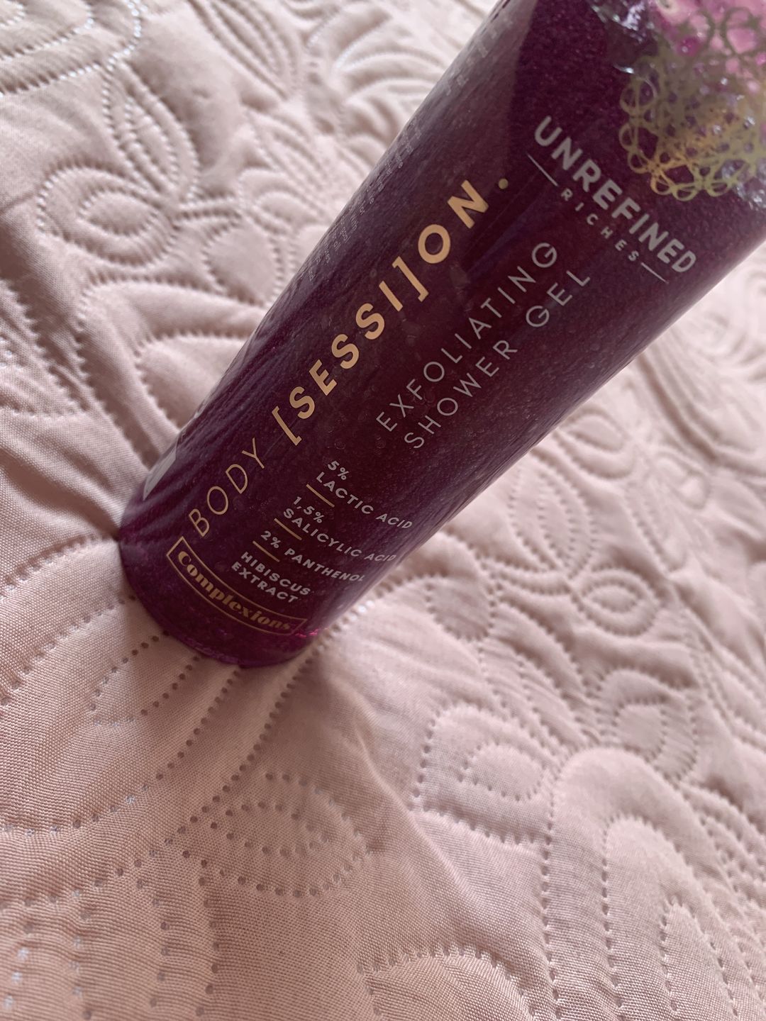 Customer photo review of BODY [SESSI]ON. - Exfoliating Shower Gel