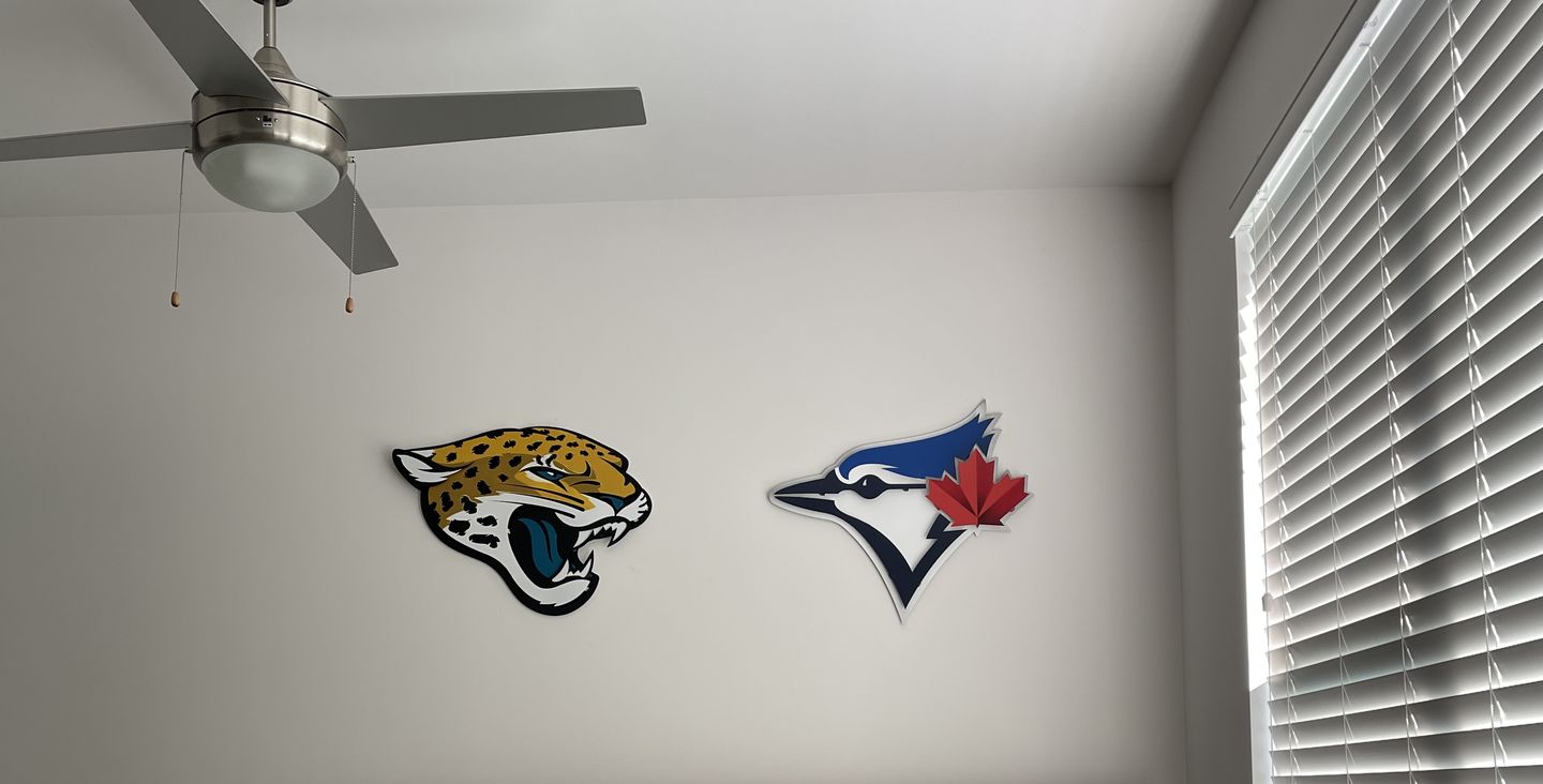 Customer photo review of Jacksonville Jaguars 3D Vintage Metal Wall Art