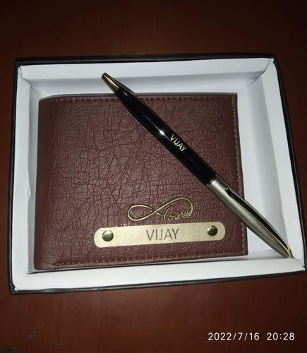 Customer photo review of Premium Quality Men's Wallet & Pen Combo