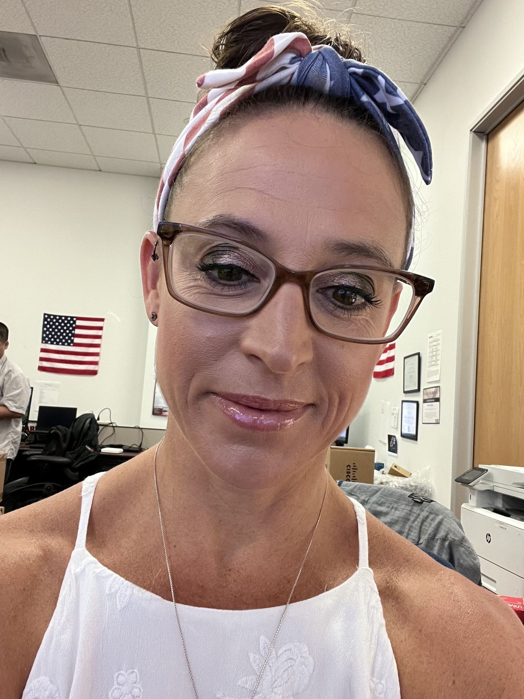 Customer photo review of LIBERTY - 4'' Bow Headband