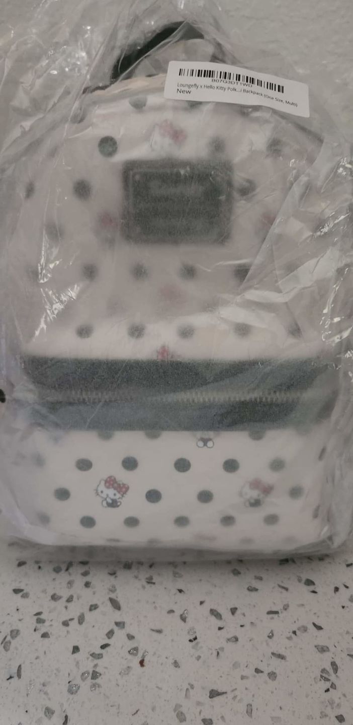 Customer photo review of 707 Street Exclusive - Loungefly Sanrio Hello Kitty Polka Dot Mini Backpack