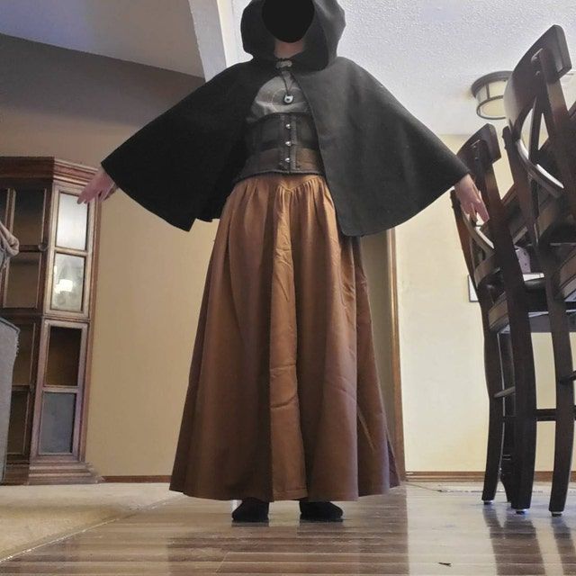 Customer photo review of womens skirts, maxi wool skirt for winter 1642#