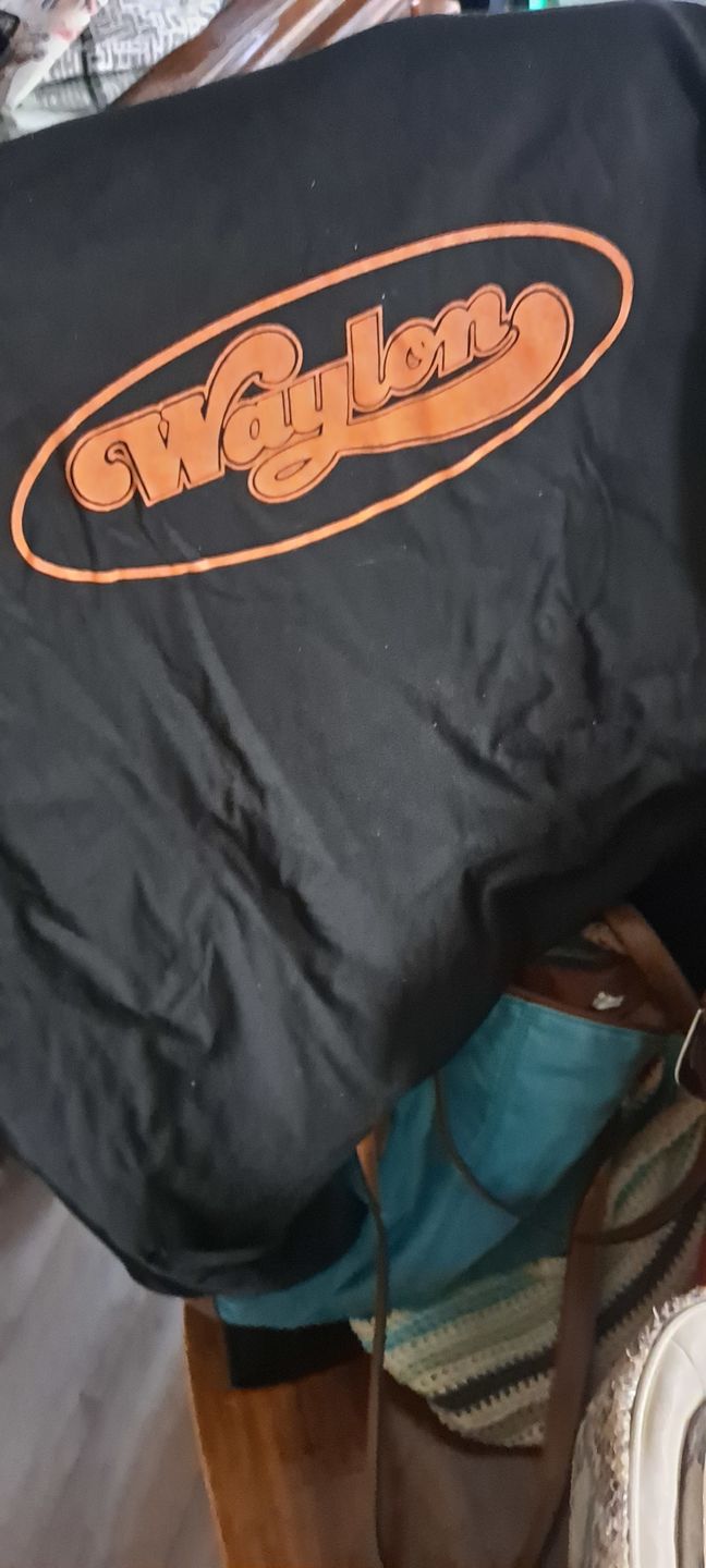 Customer photo review of Waylon Jennings Fan Club Subscription Tee Shirt Box