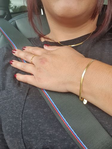 Customer photo review of Snake Chain Necklace