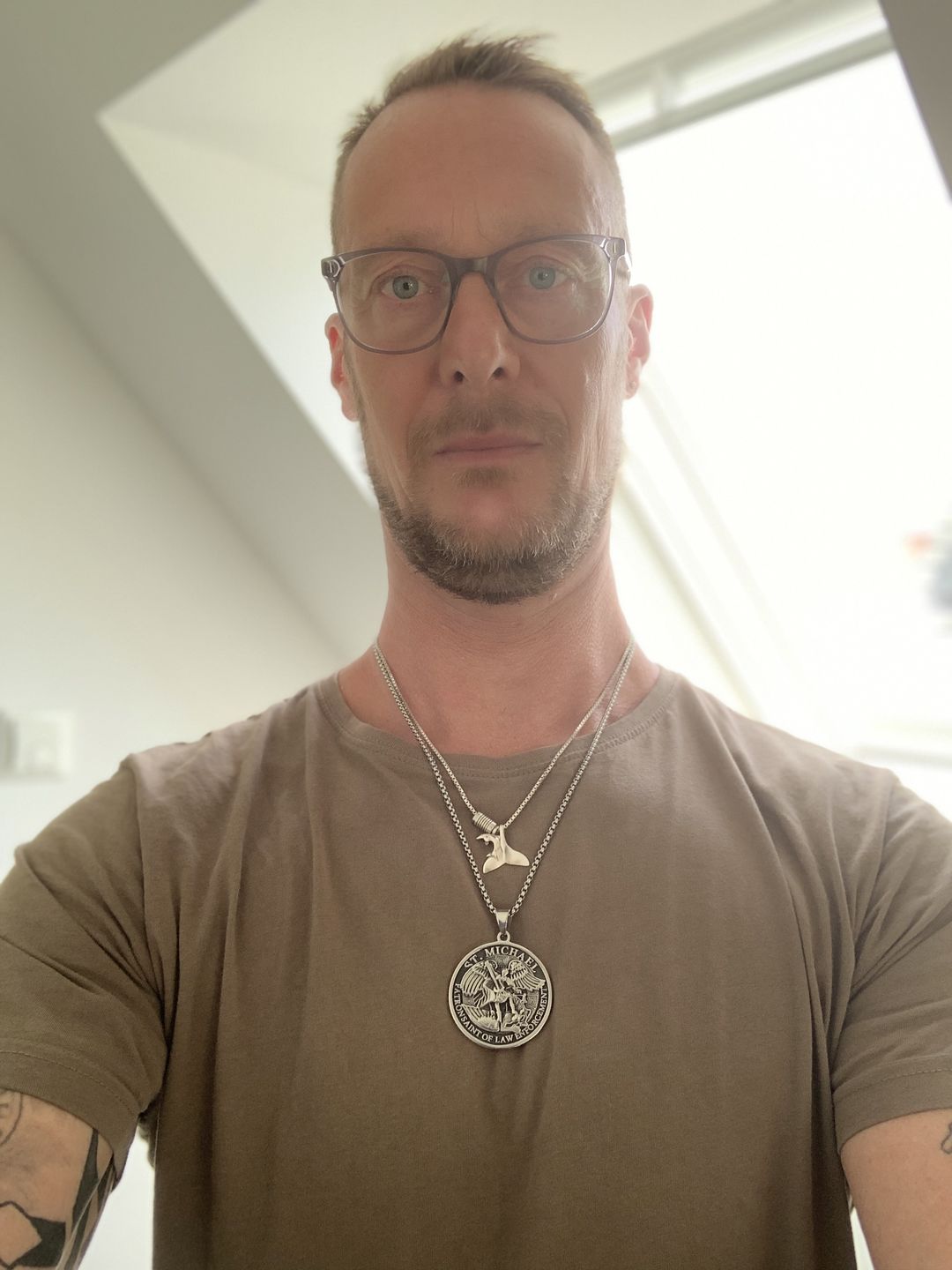 Customer photo review of ST. MICHAELS. - NECKLACE