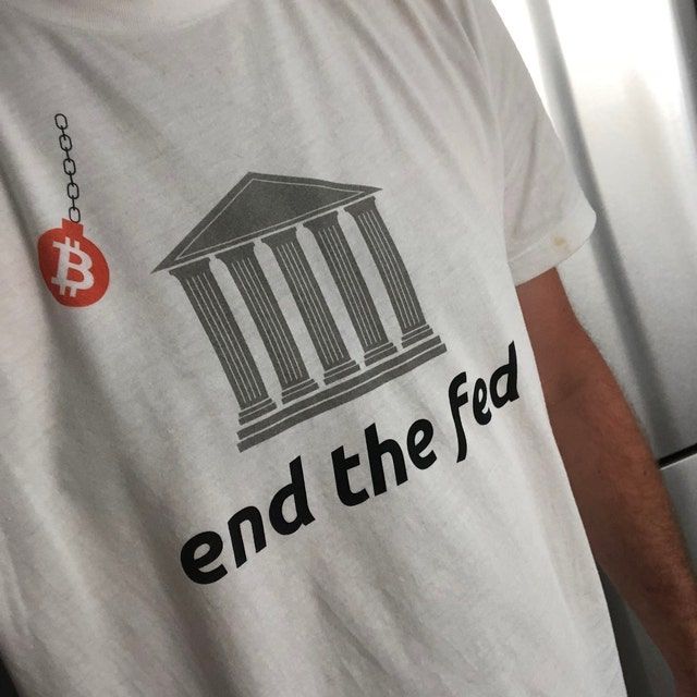 Customer photo review of End The Fed Wrecking Ball T-Shirt