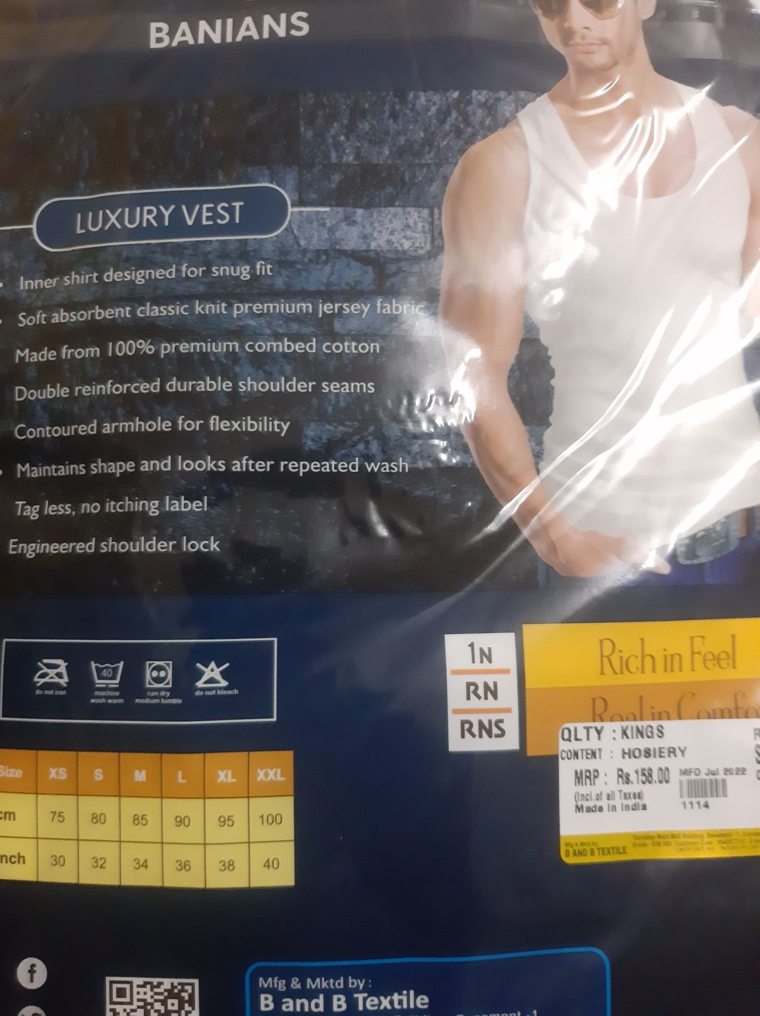 Customer photo review of Kings RN Banian (vest)