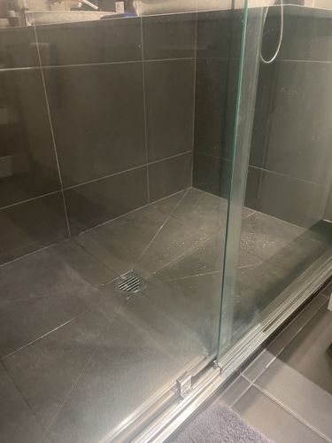 Customer photo review of GLASSGUARD™ Glass Restoration Stain Remover