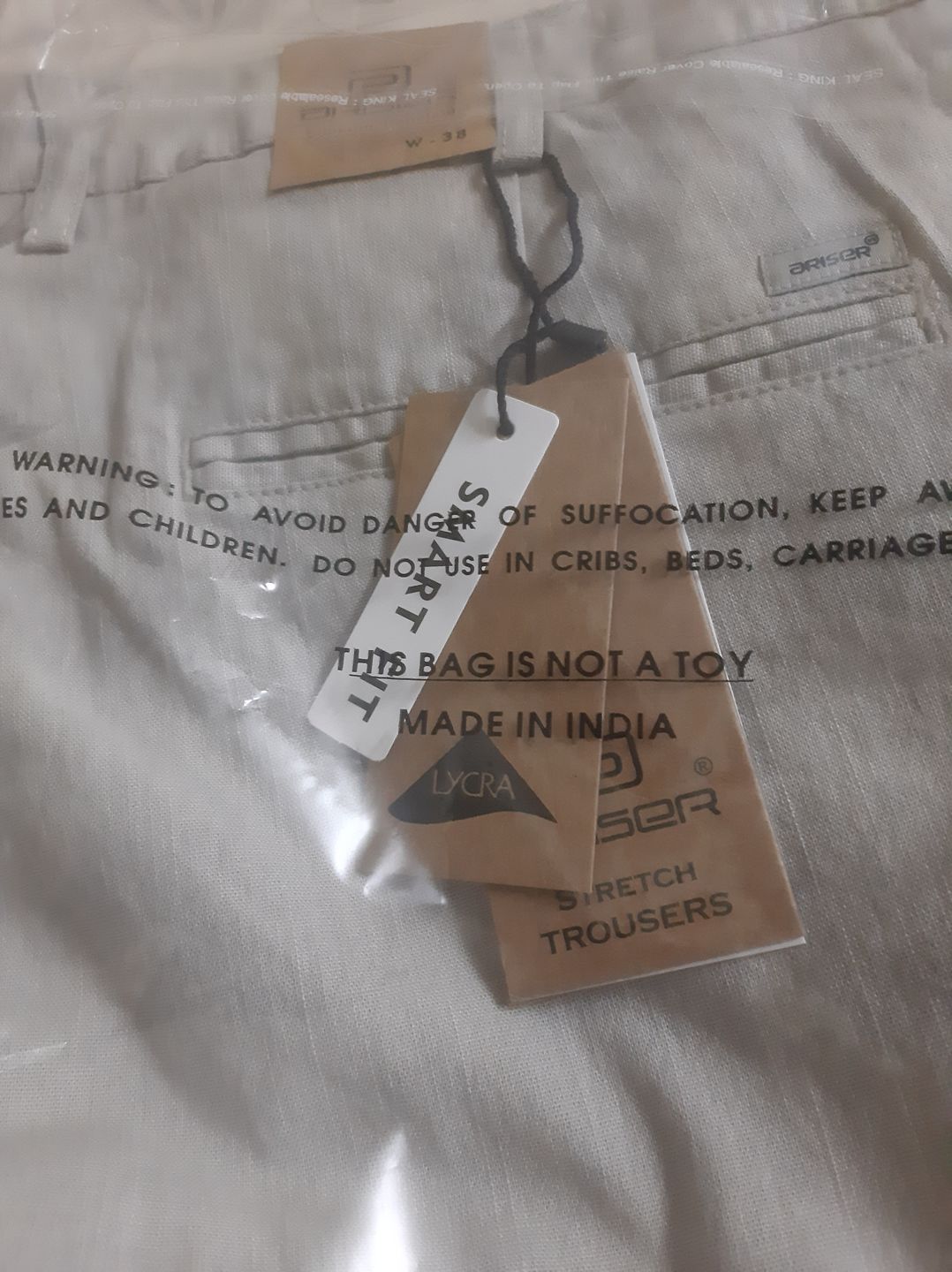 Customer photo review of Kansas - Cotton Linen Trouser | 15503