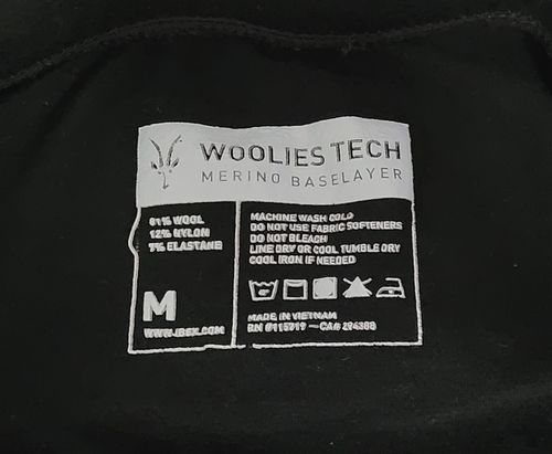 Customer photo review of Men's Woolies Tech Boxer Brief