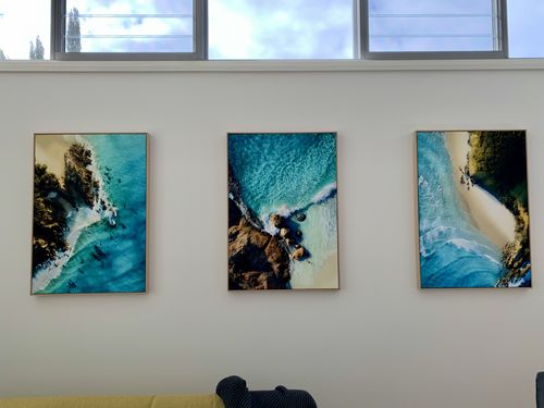 Customer photo review of Byron Bay II | Framed Canvas