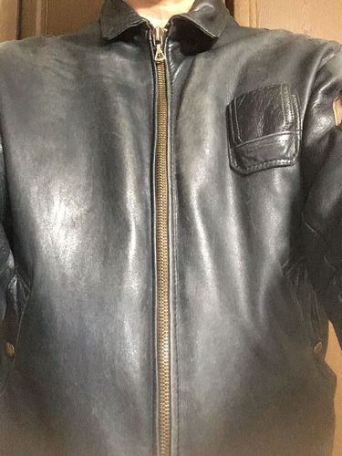 Customer photo review of 【~80's】French Air Force Pilot Leather Jacket