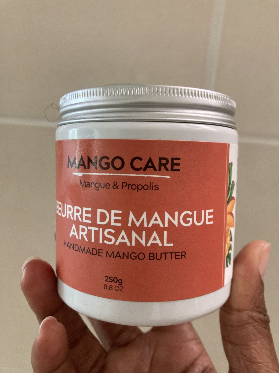 Customer photo review of Beurre de mangue artisanal CARE