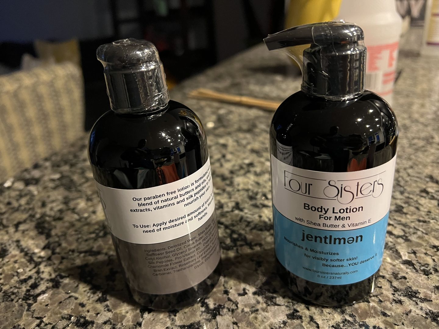 Customer photo review of Men's Body Lotion