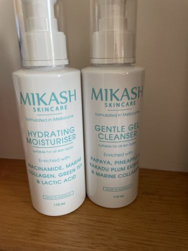 Customer photo review of Gentle Gel Face Cleanser