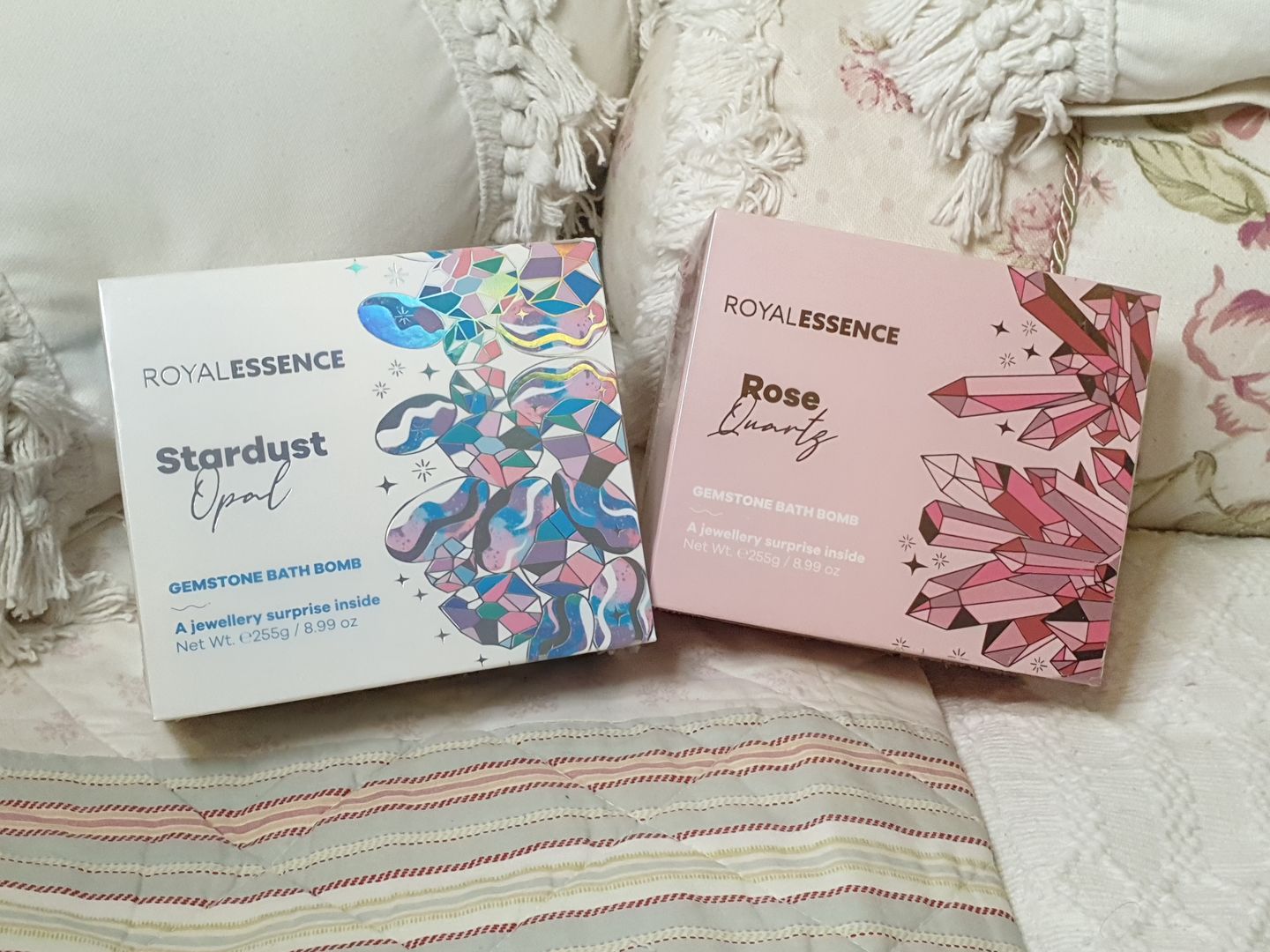 Customer photo review of Stardust Opal (Bath Bomb)