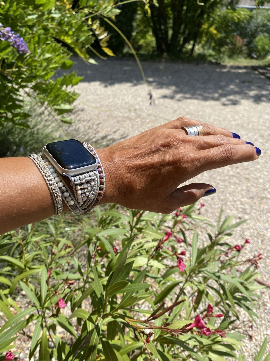 Customer photo review of Healing Turquoise Protection Apple Watch Strap