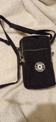 Customer photo review of Women'S Messenger Bag Coin Purse Hanging Neck Wrist Bag Running Vertical Mini