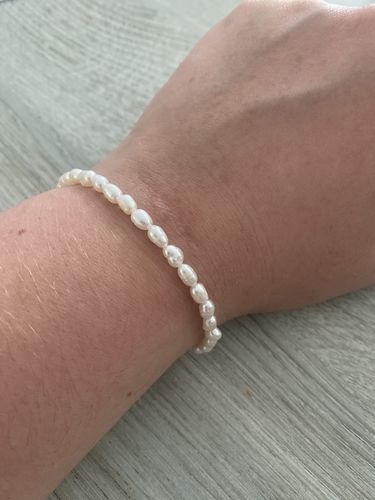 Customer photo review of Freshwater Pearl Bracelet