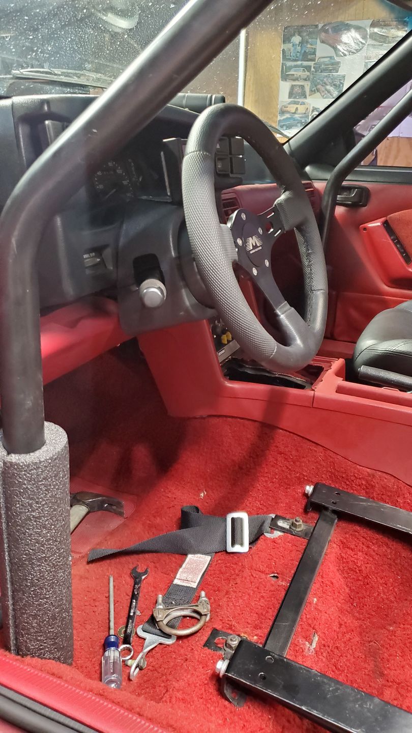 Customer photo review of Motion Raceworks 79-93 Ford Fox Body Mustang Chromoly Lightweight Steering Column