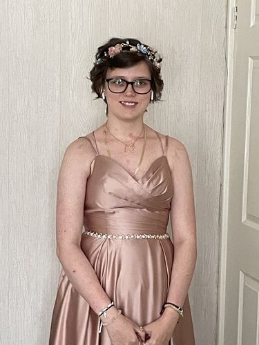 Customer photo review of Heaven Floral Tiara