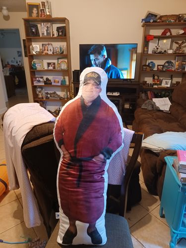 Customer photo review of Create A Custom Anything Pillow