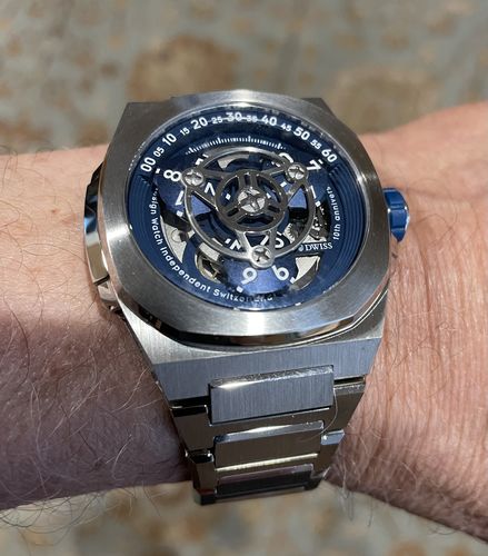 Customer photo review of M3W-blue-bracelet