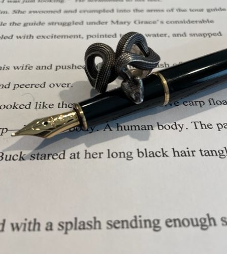 Customer photo review of Silver Snake Ring