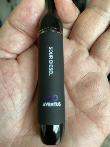 Customer photo review of DELTA 8 SOUR DIESEL DISPOSABLE VAPE
