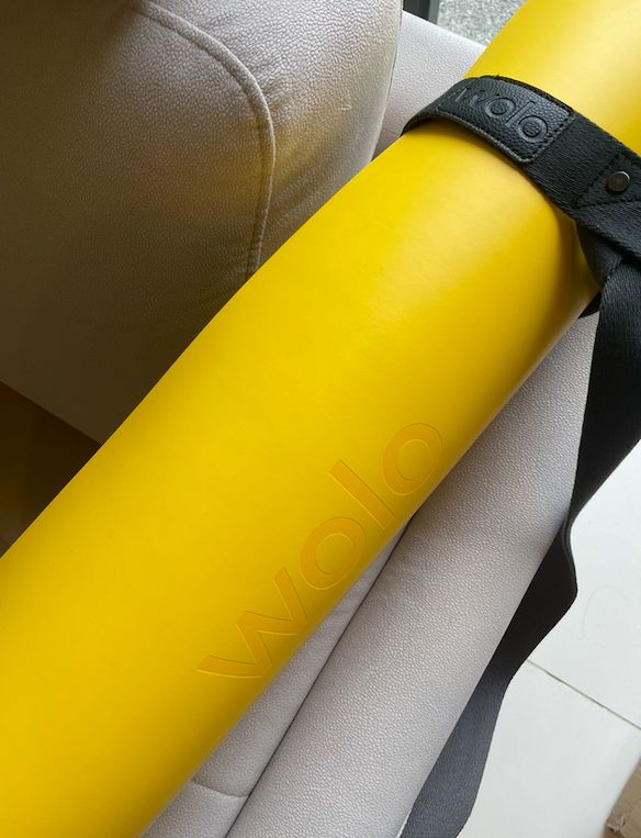 Customer photo review of On The Go Mat Strap (Ash Grey)
