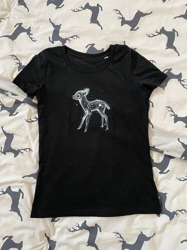 Customer photo review of Rehkitz - Line Art - Bio Damen Shirt